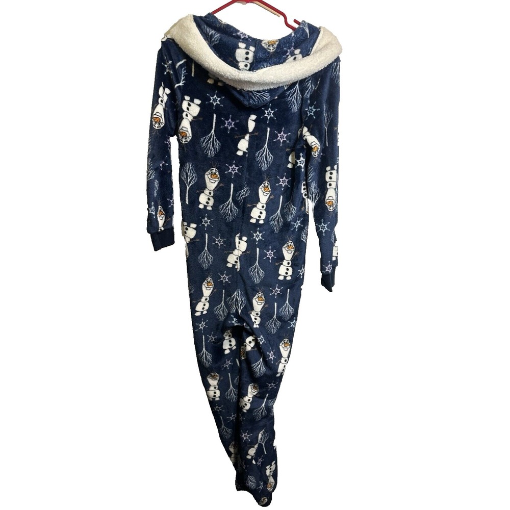 disney frozen womens sleeper‎ long sleeve hooded size extra small XS 0 2 - Picture 3 of 3